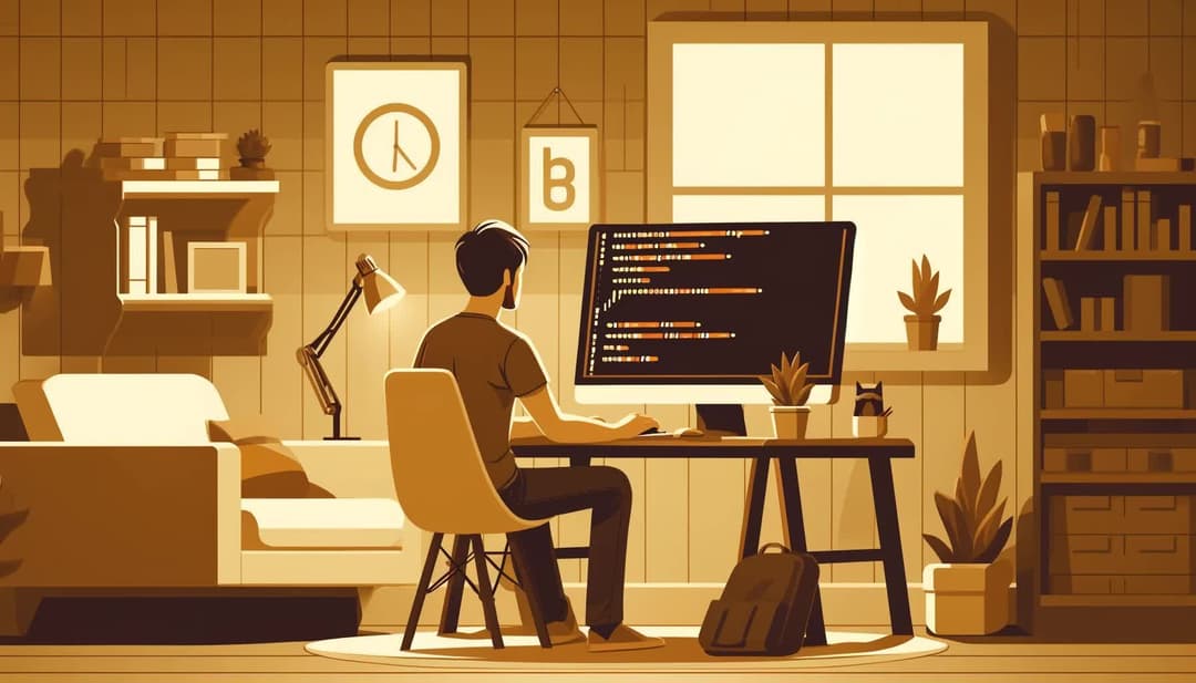 osoba używająca komputera, developer, Method Chaining