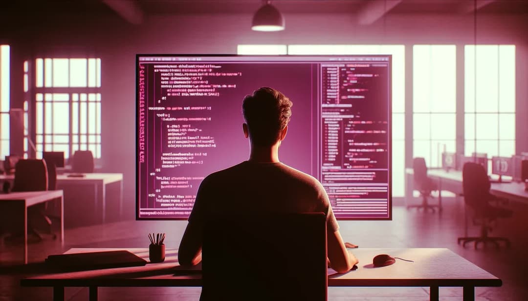 osoba używająca komputera, developer, GitOps