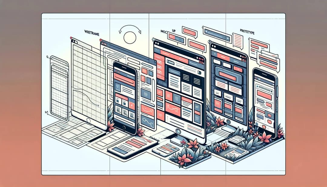 Wireframe, Mockup, Prototyp