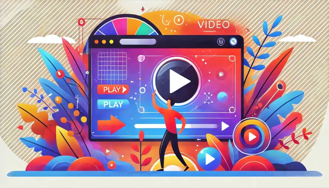 Wideo jako tło strony internetowej