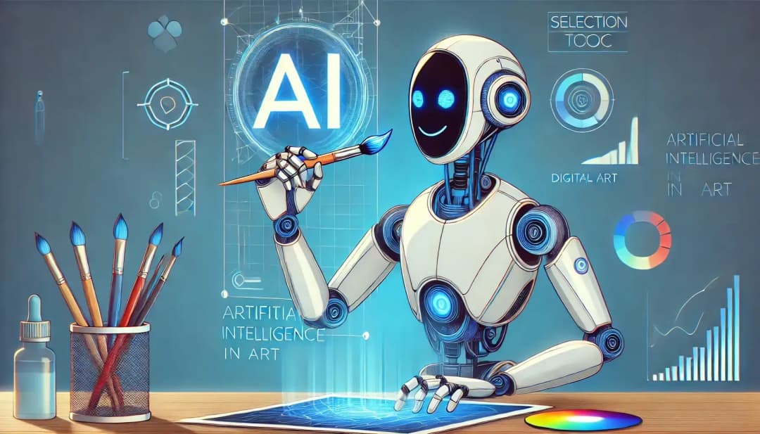 Malujący robot. Ideogram AI