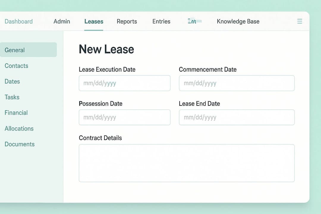 Lease tracking narzędzie