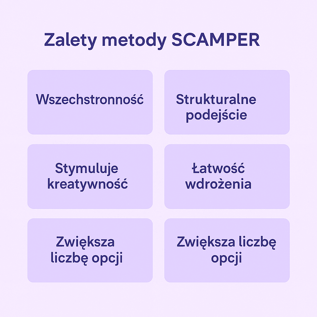 Zalety metody SCAMPER