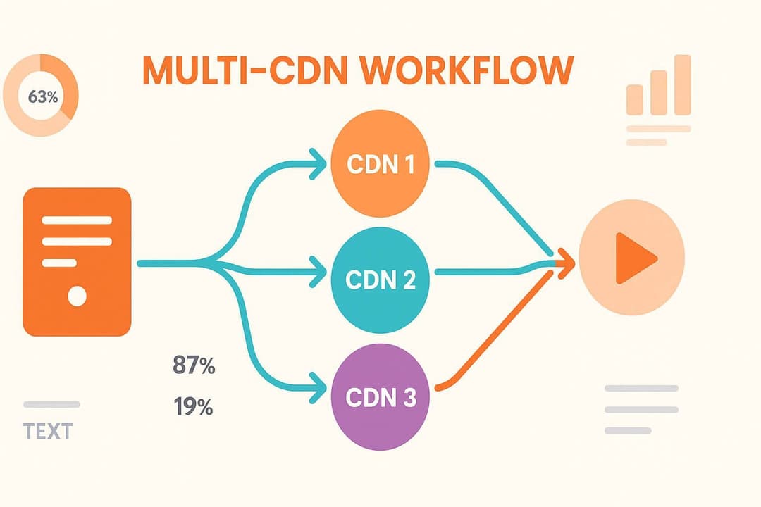 Multi-CDN workflow