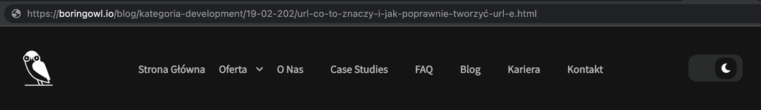 Niepoprawny url