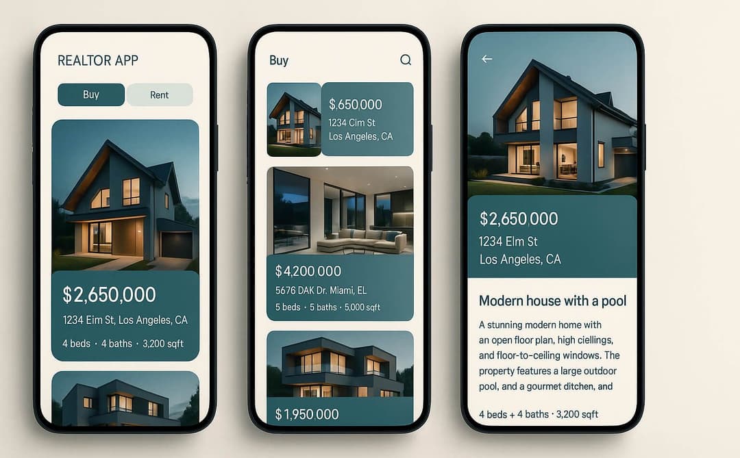 aplikacja, Realtor App
