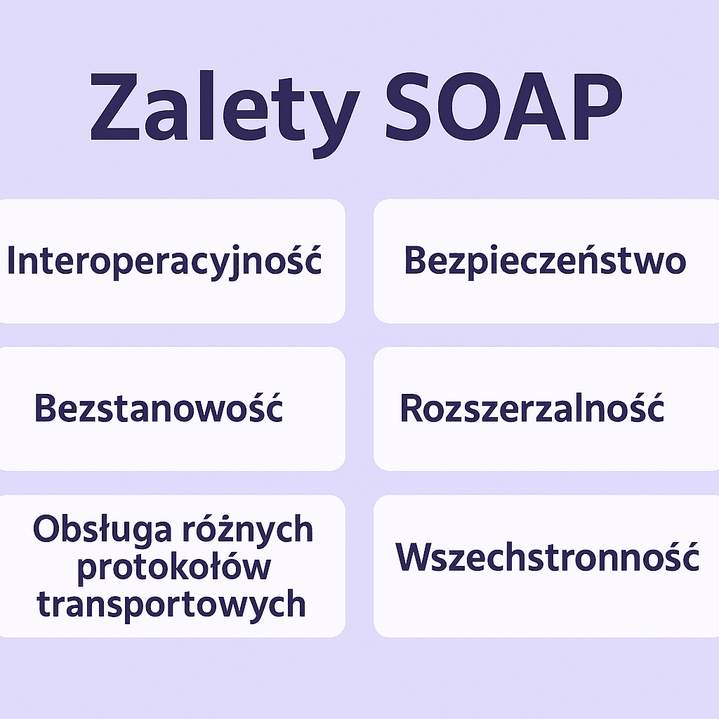 Zalety SOAP