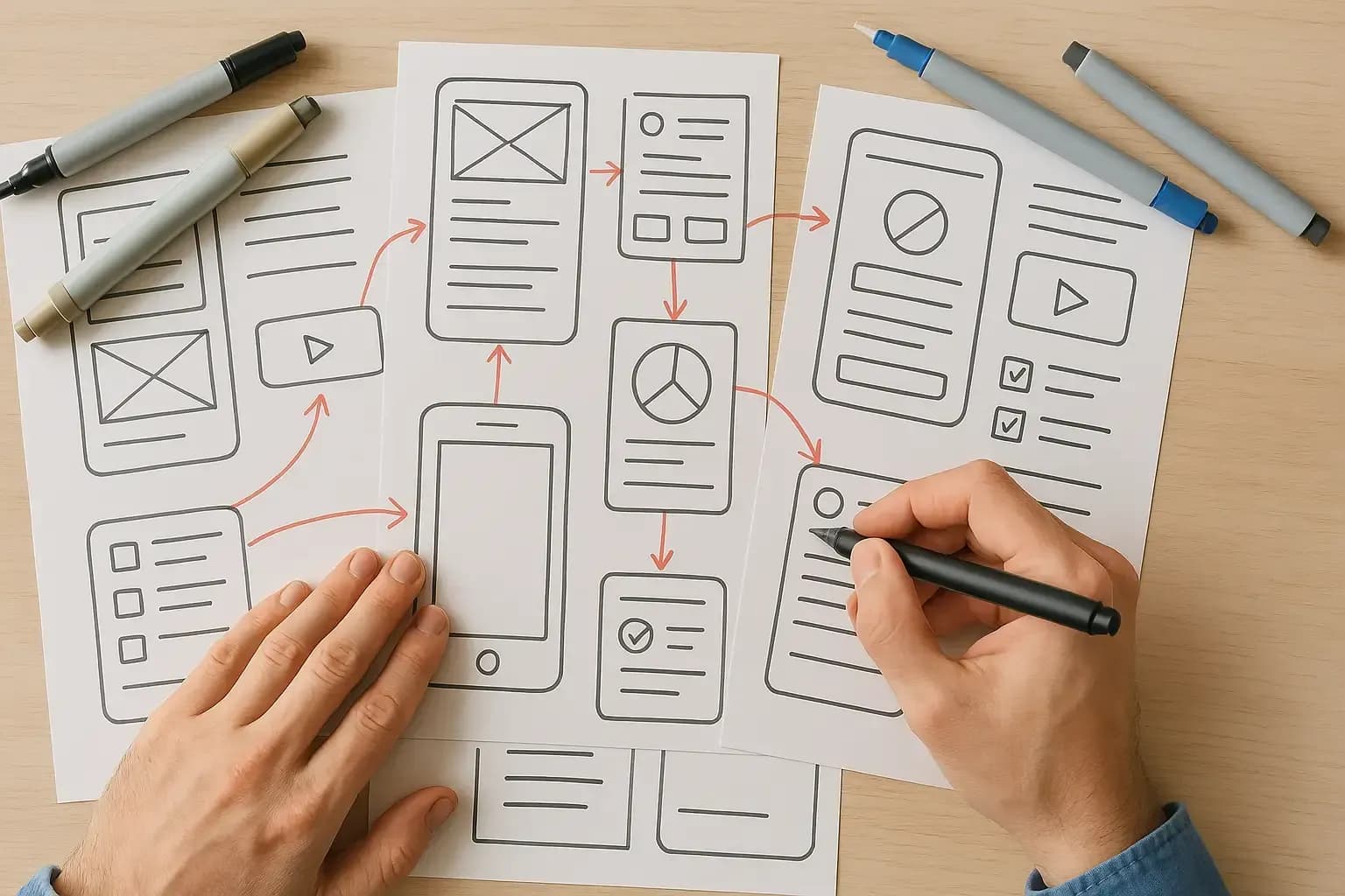 Jak przebiega proces projektowania UX/UI w praktyce?