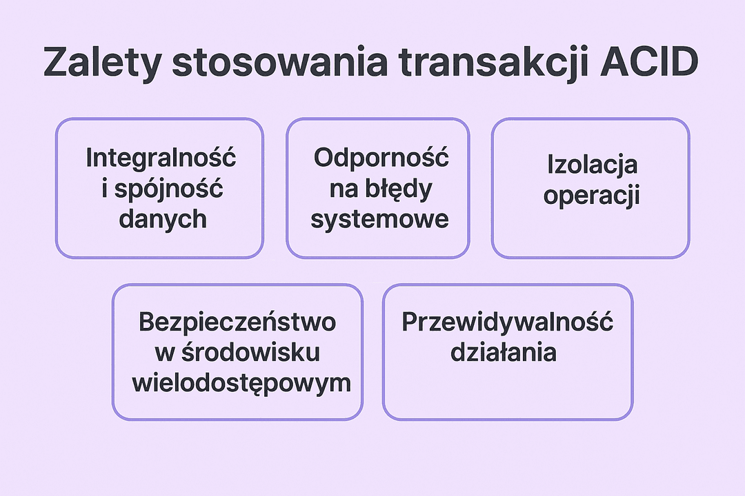 Zalety stosowania transakcji ACID