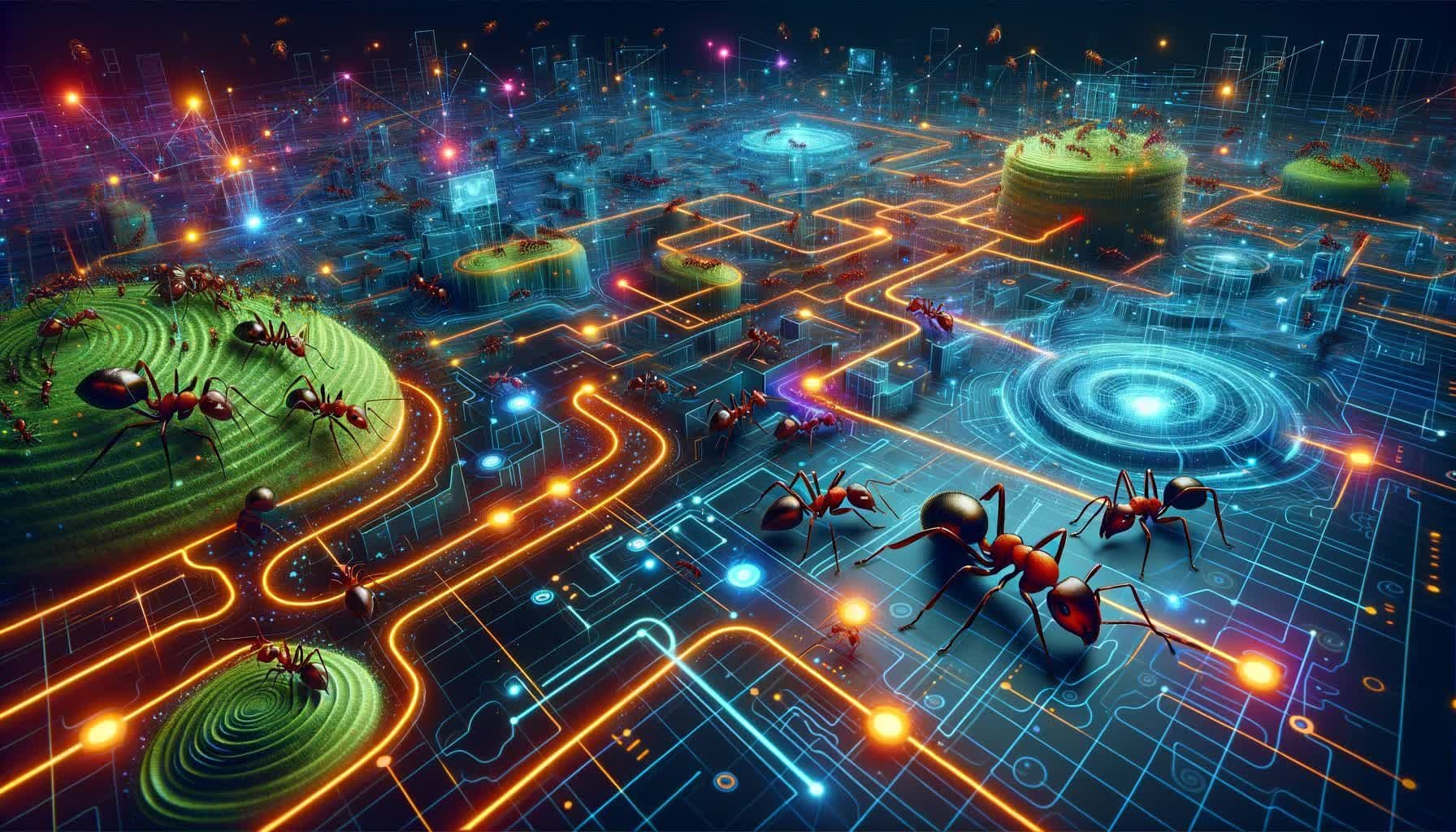 Algorytmy mrówkowe: Niewidzialna siła stojąca za nowoczesnymi rozwiązaniami technologicznymi