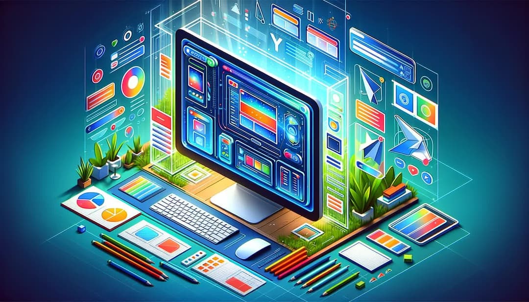 komputer, Projektowanie izometryczne w UI/UX