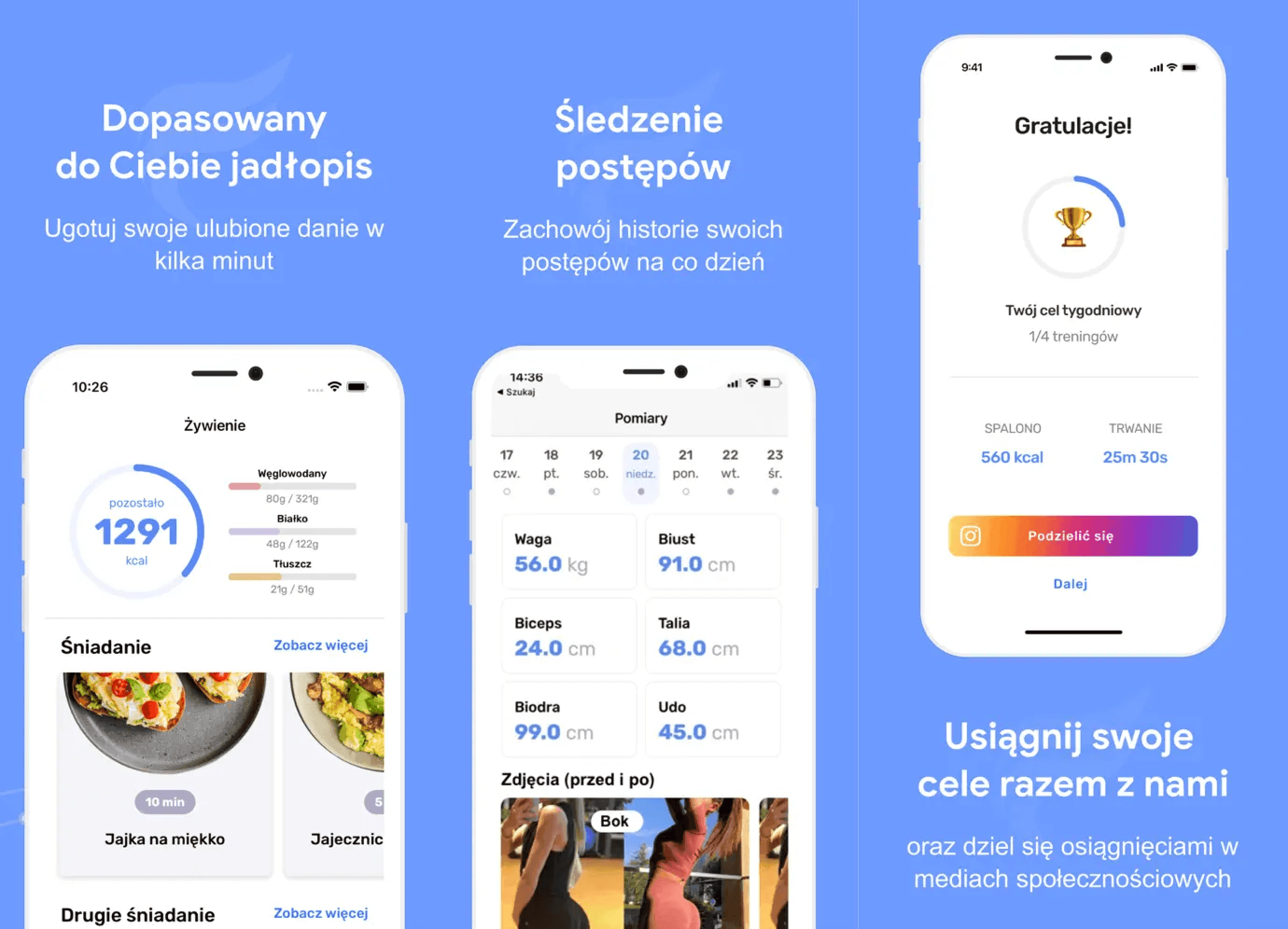 Case study Fit Paradise: zdrowie napędzane technologią — kluczowe funkcjonalności