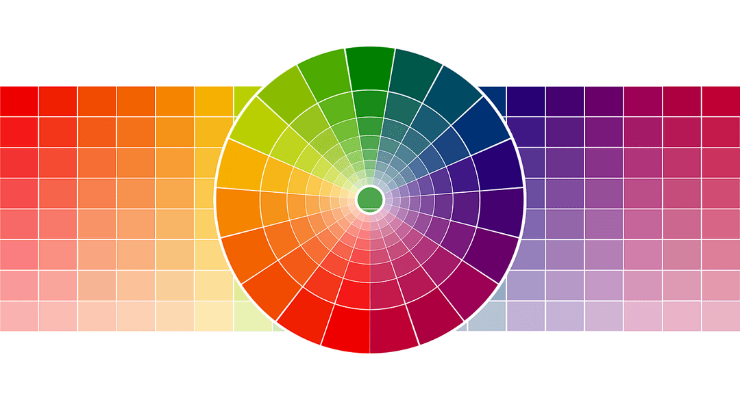 Paleta kolorów, RGB, HEX, HSL