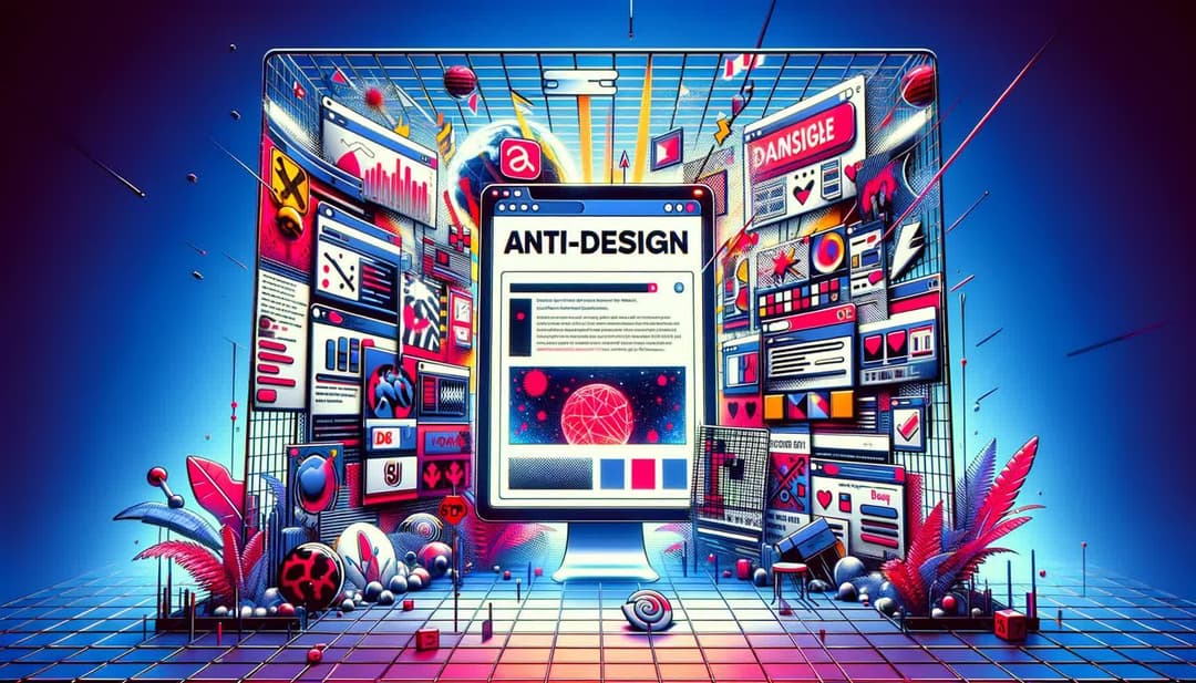 Anty-design w web designie