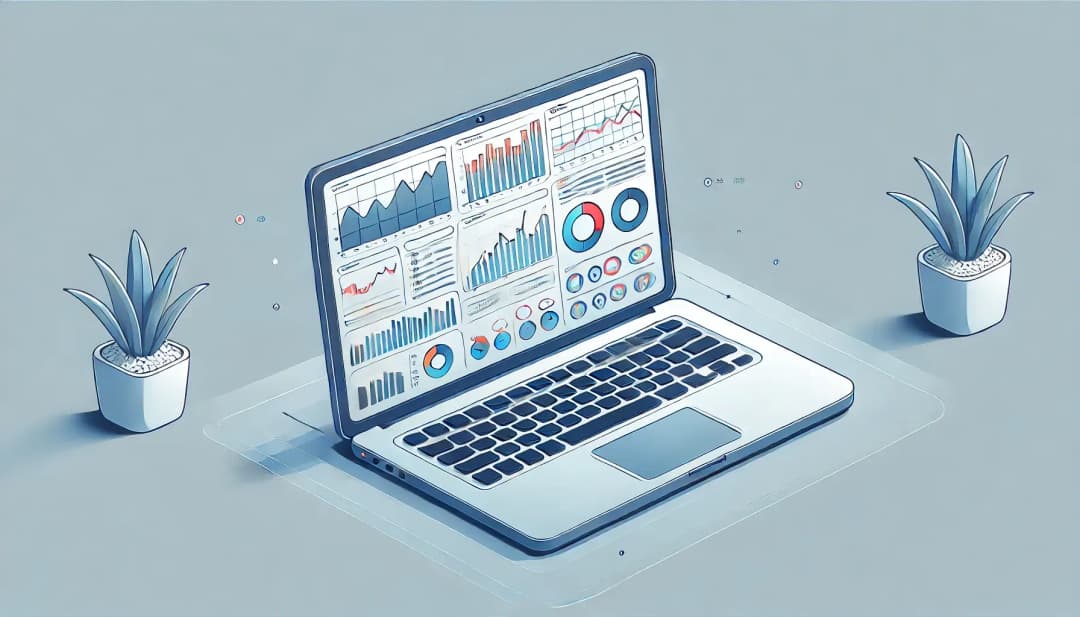 laptop z danymi, Kissmetrics