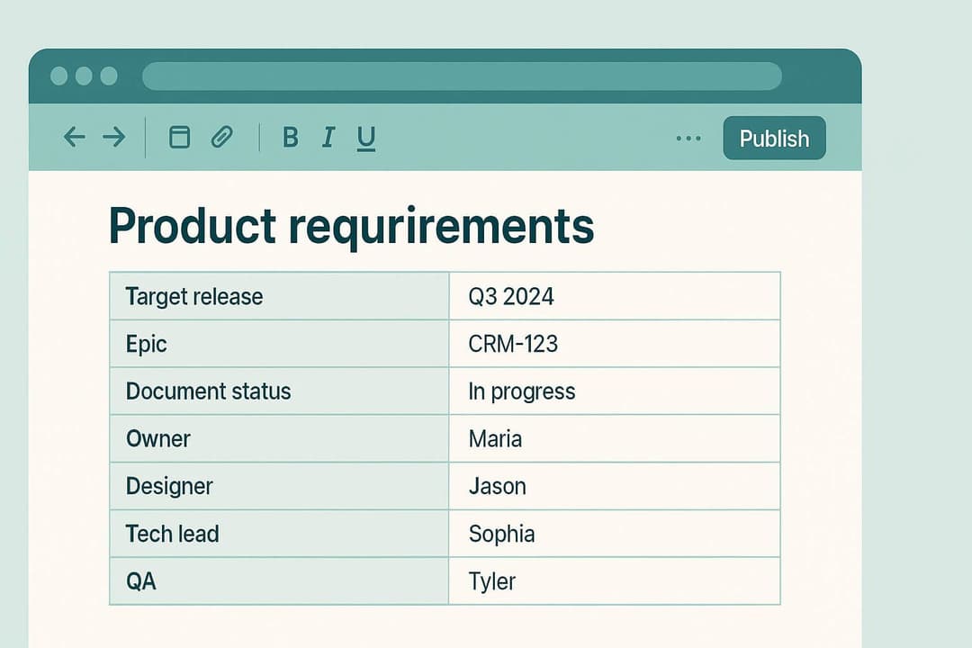 App Requirements Document (ARD)