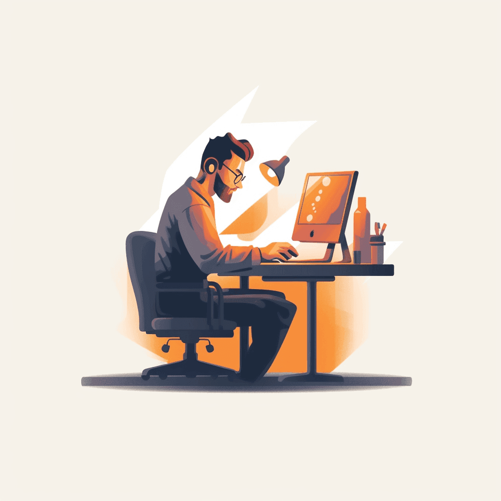 BoringOwl_person_using_computer_in_realistic_simple_style_9be4c6b9-4cb6-46c5-9425-329b46d018df.png