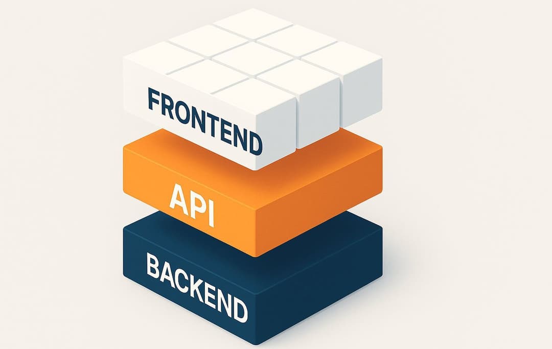 warstwy frontend, backend, api, Composability
