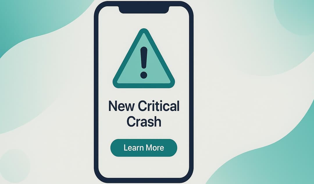 error w aplikacji mobilnej, Crashlytics
