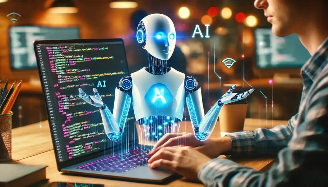 robot, developer, ai asystent, Figstack