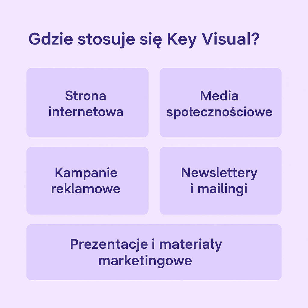 Gdzie stosuje się Key Visual?