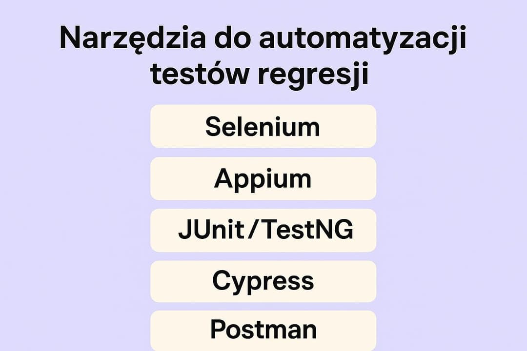 Narzędzia do automatyzacji testów regresji