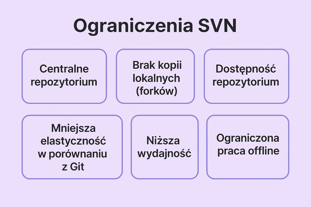 Ograniczenia SVN