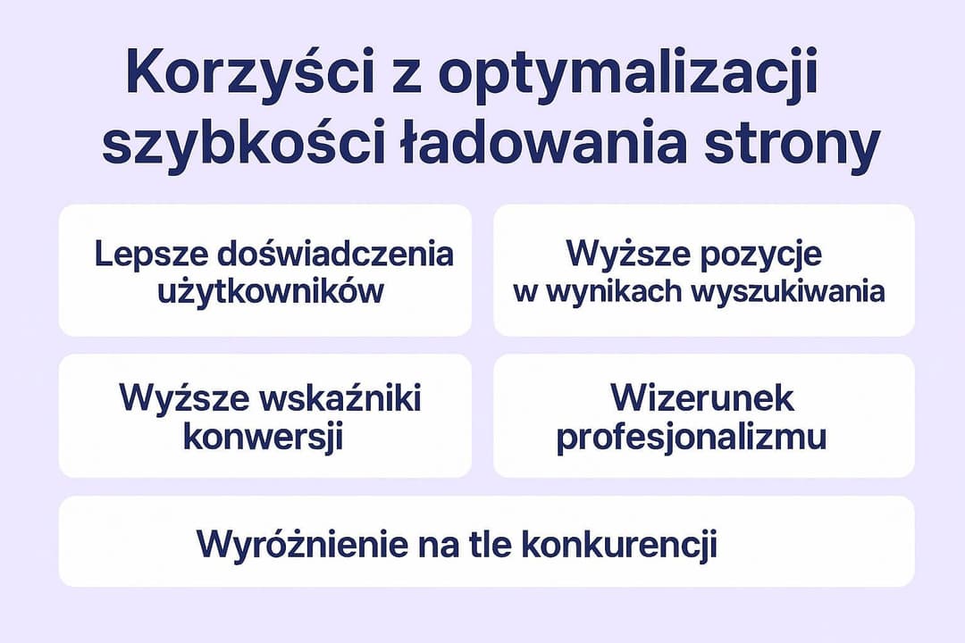 Korzyści z optymalizacji szybkości ładowania strony