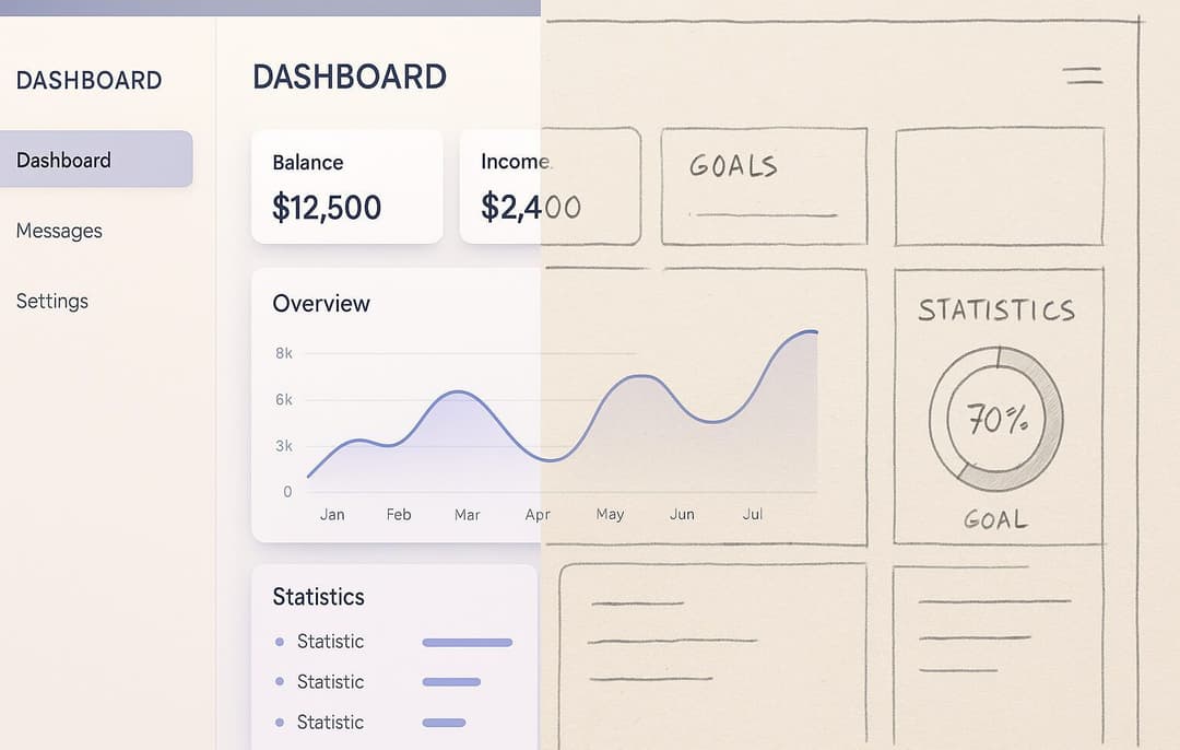 mockup, dashboard, Uizard