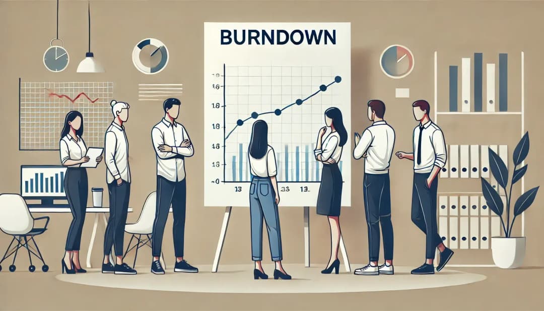 wykres burndown