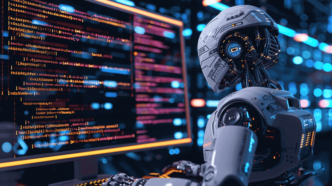 robot przed komputerem, Code Llama