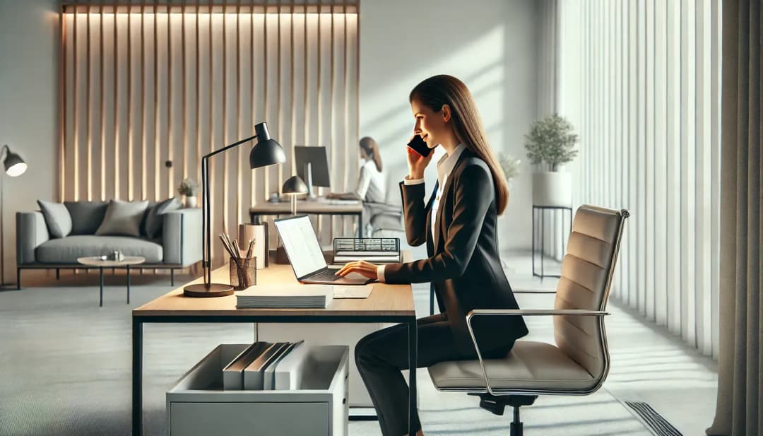 kobieta rozmawiająca przez telefon, Warm Calling