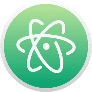 logo atom edytor kodu